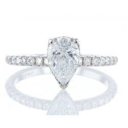 Diamonds Solitaire Ring