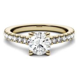 Diamonds Solitaire Ring