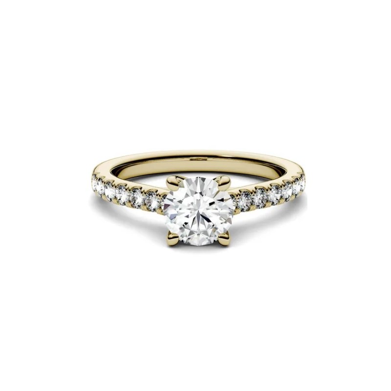 Diamonds Solitaire Ring